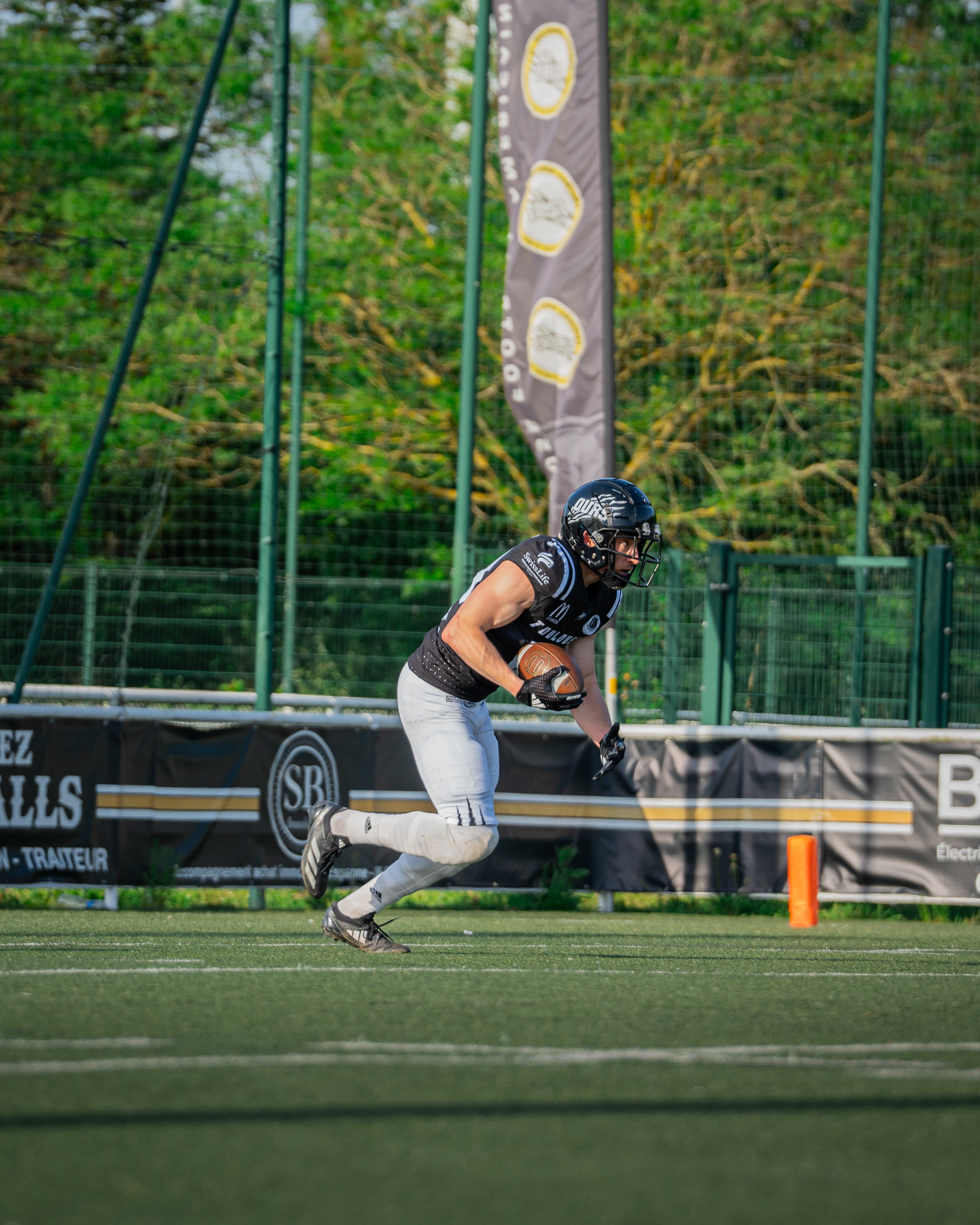 Football Américain - action de jeu